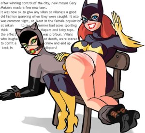 Rating: Explicit Score: 0 Tags: 2d 2girls ass ball_gag batgirl batgirl_(barbara_gordon) batgirl_(dcau) batman:_the_animated_series batman_(series) bent_over_lap big_breasts blue_eyes bondage boots bound bound_ankles bound_wrists catwoman catwoman_(dcau) chair clothed clothed_female color dc dc_comics dcau english_text exposed_ass exposed_butt exposed_pussy female female_only femdom femsub gag gagged green_ball_gag green_eyes grinning hand_print_on_ass heel_boots heeled_boots high_heel_boots high_heels human lezdom looking_at_viewer multiple_girls over_the_knee_spanking pants_around_ankles pants_down pussy rafcut red_hair restrained rope_bondage rule34 sitting smile smiling smiling_at_viewer spank_marks spanked spanked_butt spanking straight_hair superheroine text tied_ankles tied_hands tied_up vagina villain villainess User: bunchy7s
