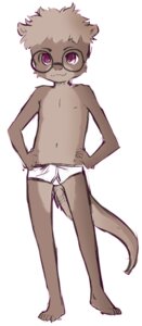 Rating: Questionable Score: 0 Tags: 2012 anthro aogami barefoot briefs briefs_only child clothed clothed_male clothing e621 eyewear feet glasses hair looking_at_viewer male male_anthro mammal mustelid narrow_hips otter paws simple_background solo tail teko thin_calves thin_legs thin_thighs tighty_whities topless underwear underwear_only white_background white_briefs white_clothing white_underwear y-fronts young young_anthro young_male User: bunchy7s