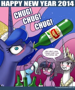 Rating: Safe Score: 0 Tags: 2014 alcohol beverage blush bottle container dialogue e621 english_text equid equine feathered_wings feathers female friendship_is_magic fur group hair hasbro holiday_message holidays horn john_joseco mammal multicolored_hair my_little_pony mythological_creature mythological_equine mythology new_year princess_celestia_(mlp) princess_luna_(mlp) purple_body purple_feathers purple_fur purple_hair text trixie_(mlp) tumblr twilight_sparkle_(mlp) two_tone_hair unicorn white_body white_feathers winged_unicorn wings User: bunchy7s Rating: Safe Score: 0 Tags: 2014 alcohol beverage blush bottle container dialogue e621 english_text equid equine feathered_wings feathers female friendship_is_magic fur group hair hasbro holiday_message holidays horn john_joseco mammal multicolored_hair my_little_pony mythological_creature mythological_equine mythology new_year princess_celestia_(mlp) princess_luna_(mlp) purple_body purple_feathers purple_fur purple_hair text trixie_(mlp) tumblr twilight_sparkle_(mlp) two_tone_hair unicorn white_body white_feathers winged_unicorn wings User: bunchy7s