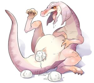 Rating: Explicit Score: 0 Tags: bird_wyvern capcom dinosaur e621 egg female feral genitals jaggia monster_hunter oviposition prehistoric_species reptile scalie simple_background solo tail unavailable_at_source unknown_artist vulva white_background User: bunchy7s
