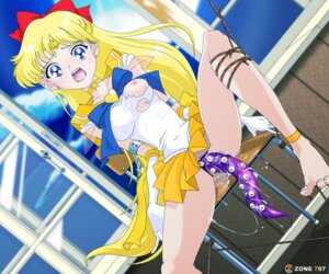 Rating: Explicit Score: 0 Tags: bishoujo_senshi_sailor_moon blonde_hair blue_eyes bow breasts choker clothing female hairbow human minako_aino open_mouth rule34 sailor_venus skirt small_breasts smooth_skin tentacle torn_clothes zone_707 User: bunchy7s
