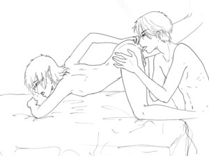 Rating: Explicit Score: 0 Tags: balls bed crying edge_maverick eldarain elf faize_sheifa_beleth interspecies male multiple_males nude rimjob rule34 star_ocean star_ocean_4 tear the_last_hope yaoi User: bunchy7s