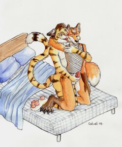 Rating: Explicit Score: 0 Tags: 2009 anthro anthro_on_anthro bed biped black_clothing black_topwear bottomless brown_body brown_fur canid canine catwolf clothed clothing countershading duo e621 erection felid fishnet_clothing fishnet_topwear fox from_behind_position front_view full-length_portrait fur furniture genitals gloves_(marking) handjob high-angle_view inner_ear_fluff interspecies kneeling konu leg_markings letigre male male/male mammal markings mixed_media nude on_bed open_mouth painting_(artwork) pantherine pawpads pen_(artwork) penile penis penis_grab pillow pink_pawpads portrait reach_around ring_(marking) ringed_tail sex shirt signature simple_background socks_(marking) striped_body striped_fur striped_markings striped_tail stripes tail tail_markings tank_top tattoo three-quarter_view tiger topwear traditional_media_(artwork) traditional_painting_(artwork) traditional_watercolor_(artwork) translucent translucent_clothing translucent_topwear tuft watercolor_(artwork) white_background xaafw User: bunchy7s