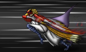 Rating: Safe Score: 0 Tags: 2011 action_pose anthro anthrofied avian beak bird claws e621 feathers female generation_2_pokemon ho-oh legendary_pokemon maylin_(snowfyre) mythological_avian mythological_bird mythological_creature mythological_firebird mythology nintendo pokemon pokemon_(species) pokemorph pose red_body red_eyes red_feathers running simple_background snowfyre solo toe_claws User: bunchy7s