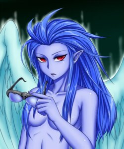 Rating: Questionable Score: 0 Tags: 1girls blue_hair blue_skin breasts fabled_kushano feathers female glasses long_hair nude pataneet pointy_ears red_eyes rule34 skull wings yu-gi-oh! yuu-gi-ou_duel_monsters User: bunchy7s