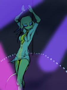 Rating: Safe Score: 0 Tags: 3:4 alien alien_humanoid clothing dancing dark dress e621 eyes_closed fan_character female genises_(uppertorso) green_body green_skin humanoid hybrid invader_zim irken markings nickelodeon pole rave smile solo stripper uppertorso User: bunchy7s