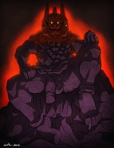 Rating: Explicit Score: 0 Tags: 2012 abs anthro atlus balls biceps big_muscles big_penis biped claws demon e621 genitals glowing glowing_eyes gozu_tennoh half-erect horn humanoid_genitalia humanoid_penis looking_at_viewer male megami_tensei muscular muscular_anthro muscular_male nude pecs penis presenting rock sega sitting solo spread_legs spreading toe_claws wfa yellow_eyes User: bunchy7s
