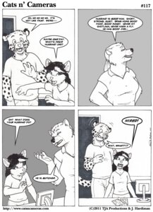 Rating: Questionable Score: 0 Tags: 2011 anthro bear breasts cats_n'_cameras cheetah clothed clothing comic dialogue domestic_cat e621 english_text felid feline felis female fur greyscale group hair james_di_benedetto james_m_hardiman josephine_rodgers male mammal marker_(artwork) mixed_media monochrome pen_(artwork) polar_bear svetlana_(cnc) tail text traditional_media_(artwork) url ursine User: bunchy7s