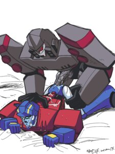 Rating: Explicit Score: 0 Tags: gay male megatron optimus_prime rule34 simple_background tagme transformers transformers_animated wcomix white_background User: bunchy7s