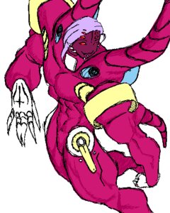 Rating: Safe Score: 0 Tags: 4:5 8_eyes arachnid arthropod chin_spikes claws cross digital_media_(artwork) e621 facial_spikes featureless_chest featureless_crotch hair humanoid inverted_cross jmadoc looking_aside low_res male mostly_nude multi_eye muscular muscular_legs noseless not_furry oekaki pink_arms pink_legs polyanthrope priest purple_face purple_hair sharp_fingers simple_background smile solo spider spikes spikes_(anatomy) white_hands User: bunchy7s