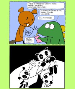 Rating: Safe Score: 0 Tags: anthro bear beaver beaver_(beaver_and_steve) beaver_and_steve comic deviled_craig dinosaur e621 giant_panda male mammal prehistoric_species reptile rodent scalie steve_(beaver_and_steve) tail User: bunchy7s
