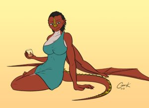 Rating: Questionable Score: 0 Tags: alcohol beverage big_breasts breasts cleavage clothed clothing cobaltk dragon e621 female holding_glass holding_object looking_at_viewer mythological_creature mythological_scalie mythology non-mammal_breasts relaxing sam_fischer scalie smile solo tail wine User: bunchy7s