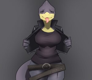 Rating: Safe Score: 0 Tags: 2013 anthro aquatic big_breasts bomchini breasts e621 female fish looking_at_viewer non-mammal_breasts nyjasca pinup pose shark solo tongue wide_hips User: bunchy7s