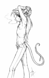 Rating: Safe Score: 0 Tags: alternative_fashion anthro cigarette clothed clothing detailed_ear e621 ear_piercing goth helix_piercing male mammal marasmus monochrome murid murine nephilia piercing rat rodent simple_background smoke smoking solo tail tattoo topless User: bunchy7s