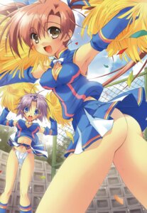 Rating: Explicit Score: 0 Tags: 2d 2girls ass blush breasts character_request cheerleader cleavage female female_only higa_yukari highres human human_female human_only looking_at_viewer multiple_females multiple_girls no_panties open_mouth open_smile panties rule34 skirt skirt_up smile smiling smiling_at_viewer underwear User: bunchy7s
