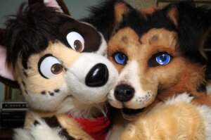 Rating: Safe Score: 0 Tags: absurd_res ambiguous_gender anthro blue_eyes border_collie brown_eyes canid canine canis char_(photographer) clothing collie costume domestic_dog duo e621 frisbee_(character) fursuit grandfathered_content herding_dog hi_res kellogg kerchief looking_at_viewer mammal pastoral_dog pose real sheepdog spots User: bunchy7s
