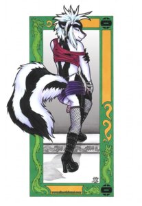 Rating: Explicit Score: 0 Tags: alternative_fashion anthro balls biped blue_eyes boots clothed clothing crossdressing deathhawk e621 femboy fishnet_clothing footwear genitals high_heeled_boots high_heels legwear looking_at_viewer male mammal mephitid mohawk penis punk shoes skunk solo standing stockings tail ultraviolet User: bunchy7s