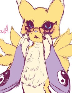 Rating: Safe Score: 0 Tags: anthro bandai_namco black_sclera blue_eyes canid canine chest_tuft countershading digimon digimon_(species) e621 eyewear female fur glasses looking_at_viewer mammal multicolored_body multicolored_fur renamon solo text tuft two_tone_body two_tone_fur unknown_artist white_body white_fur yellow_body yellow_fur yin_yang User: bunchy7s Rating: Safe Score: 0 Tags: anthro bandai_namco black_sclera blue_eyes canid canine chest_tuft countershading digimon digimon_(species) e621 eyewear female fur glasses looking_at_viewer mammal multicolored_body multicolored_fur renamon solo text tuft two_tone_body two_tone_fur unknown_artist white_body white_fur yellow_body yellow_fur yin_yang User: bunchy7s