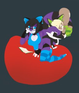 Rating: Safe Score: 0 Tags: anthro bean_bag black_background blue_clothing blue_eyes book brown_body clothing domestic_cat duo e621 ear_piercing eyes_closed eyewear felid feline felis female glasses hug legwear looking_at_viewer mammal panties piercing purple_body shirt simple_background sitting smile stockings tail tank_top thigh_highs topwear unavailable_at_source underwear unknown_artist User: bunchy7s Rating: Safe Score: 0 Tags: anthro bean_bag black_background blue_clothing blue_eyes book brown_body clothing domestic_cat duo e621 ear_piercing eyes_closed eyewear felid feline felis female glasses hug legwear looking_at_viewer mammal panties piercing purple_body shirt simple_background sitting smile stockings tail tank_top thigh_highs topwear unavailable_at_source underwear unknown_artist User: bunchy7s