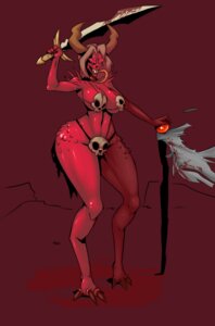 Rating: Questionable Score: 0 Tags: absurd_res bikini bloodletter breasts chaos chaos_daemon clothed clothing daemon_of_khorne demon e621 female ffuffle hi_res horn humanoid long_tongue melee_weapon not_furry skimpy solo stygi swimwear sword tongue two-piece_swimsuit warhammer_(franchise) weapon User: bunchy7s