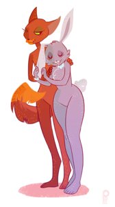Rating: Safe Score: 0 Tags: 2013 anthro bunny_(courage_the_cowardly_dog) cartoon_network courage_the_cowardly_dog cuddling domestic_cat duo e621 eyes_closed felid feline felis female female/female fur green_eyes jeff4hb kitty_(courage_the_cowardly_dog) lagomorph leporid mammal nude pink_body pink_fur rabbit red_body red_fur simple_background smile standing white_background wide_hips User: bunchy7s