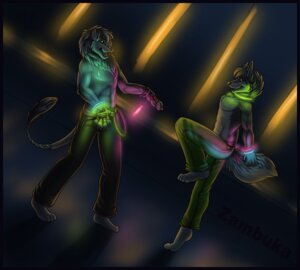 Rating: Safe Score: 0 Tags: anthro barefoot biped black_border border canid canine canis clothing collar dancing darkness digital_media_(artwork) domestic_dog duo dutch_angle e621 feet felid front_view full-length_portrait gloves glowing glowstick glowsticking glowstringing handwear happy lion male mammal mane on_one_leg open_mouth pantherine paws portrait rave side_view standing tail tail_wraps wraps zambuka User: bunchy7s Rating: Safe Score: 0 Tags: anthro barefoot biped black_border border canid canine canis clothing collar dancing darkness digital_media_(artwork) domestic_dog duo dutch_angle e621 feet felid front_view full-length_portrait gloves glowing glowstick glowsticking glowstringing handwear happy lion male mammal mane on_one_leg open_mouth pantherine paws portrait rave side_view standing tail tail_wraps wraps zambuka User: bunchy7s