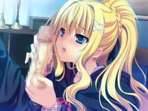 Rating: Explicit Score: 0 Tags: aneiro blonde_hair blue_eyes blush censored fellatio female game_cg hair male oral penis riv rule34 tagme_(character) User: bunchy7s