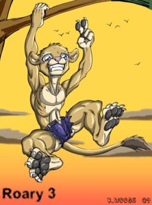 Rating: Safe Score: 0 Tags: 2004 4_toes 5_fingers anthro barefoot biped black-rat blue_eyes bottomwear branch claws clinging clothed clothing dangling denim denim_clothing dipstick_tail e621 feet felid fingers front_view fur gesture hand_gesture hanging_from_branch hindpaw in_tree lion male mammal markings multicolored_tail muscular muscular_anthro muscular_male pantherine paws pink_nose plant shorts sky solo tail tail_markings tail_tuft tan_body tan_fur toe_claws toes toony topless torn_clothing tree tuft v_sign User: bunchy7s