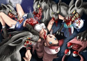 Rating: Explicit Score: 0 Tags: anthro baseball_cap bite blood bodily_fluids bottomwear claws clothing corpse d:> death death_piss denim denim_clothing derp_eyes disembowelment e621 eating fangs female feral generation_3_pokemon generation_5_pokemon genital_fluids gore gore_focus group guts hat headgear headwear hilda_(pokemon) human innards interspecies intestines mammal mightyena nintendo organs oshawott pack peeing pokemon pokemon_(species) pokephilia shadman sharp_teeth shorts steam teeth urine User: bunchy7s