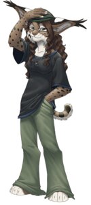 Rating: Safe Score: 0 Tags: anthro clothing e621 felid feline female hat headgear headwear hibbary hibbary_(character) lynx mammal simple_background solo tail User: bunchy7s