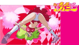 Rating: Questionable Score: 0 Tags: 00s 1girls ass bent_over blue_eyes breasts cheerleader clothes_writing clothing_writing cutie_honey female footwear frontbend green_hair happy honey_kisaragi kneehighs long_hair looking_back midriff miniskirt panties pantyshot pom_poms print_panties re:_cutie_honey rule34 shoes skirt sneakers socks solo spread_legs tagme underwear upskirt white_panties User: bunchy7s
