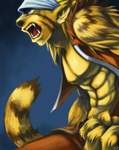 Rating: Safe Score: 0 Tags: abs accessory angry anthro biceps biped blue_eyes breath_of_fire capcom clothed clothing e621 fangs felid fur headband hi_res male mammal muscular muscular_anthro muscular_male open_clothing open_mouth open_shirt open_topwear pantherine pecs rei_(breath_of_fire) shirt solo standing stripes tail teeth tiger tongue topless topwear yellow_body yellow_fur 斉藤ねこ市 User: bunchy7s