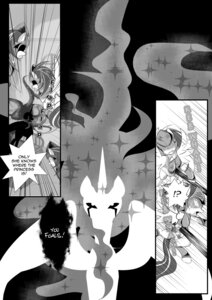 Rating: Questionable Score: 0 Tags: absurd_res blood bodily_fluids comic cutie_mark dialogue e621 english_text equid equine feathered_wings feathers female feral friendship_is_magic greyscale hair hasbro hi_res horn mammal monochrome my_little_pony mythological_creature mythological_equine mythology night nightmare_moon_(mlp) pegasus royal_guard_(mlp) text winged_unicorn wings xxangeluciferxx User: bunchy7s