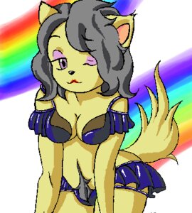 Rating: Questionable Score: 0 Tags: aliasing anthro biped black_hair breasts clothed clothing digital_media_(artwork) e621 eyeshadow female fur hair hybrid kemono kemonolove lipstick low_res makeup mammal purple_eyes rainbow rainbow_arch solo tail yellow_body yellow_fur User: bunchy7s Rating: Questionable Score: 0 Tags: aliasing anthro biped black_hair breasts clothed clothing digital_media_(artwork) e621 eyeshadow female fur hair hybrid kemono kemonolove lipstick low_res makeup mammal purple_eyes rainbow rainbow_arch solo tail yellow_body yellow_fur User: bunchy7s