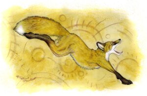 Rating: Safe Score: 0 Tags: ambiguous_gender canid canine e621 eyes_closed feral fox jumping mammal open_mouth red-wolfen solo tail yawn User: bunchy7s