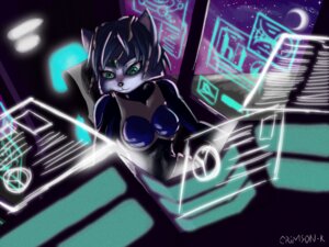 Rating: Safe Score: 0 Tags: 4:3 accessory anthro arwing belt biped black_nose blue_body blue_fur blue_hair bodysuit canid canine chair clothing e621 female fox fur furniture green_eyes hair hair_accessory hi_res jewelry krystal_(star_fox) mammal mot-karma nintendo short_hair sitting skinsuit solo space star_fox tight_clothing white_body white_fur User: bunchy7s