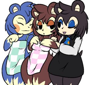 Rating: Safe Score: 0 Tags: aintsmart animal_crossing anthro breasts cleavage clothed clothing e621 eulipotyphlan eyeshadow female freckles group hedgehog label_able mabel_able makeup mammal nintendo sable_able sibling_(lore) sister_(lore) sisters_(lore) User: bunchy7s