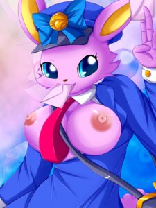 Rating: Questionable Score: 0 Tags: 3:4 accessory anthro blue_eyes breasts clothed clothing e621 female fur hat headgear headwear hi_res lagomorph leporid mammal necktie nipples pink_body pink_fur rabbit simple_background solo tuft unavailable_at_source unknown_artist User: bunchy7s