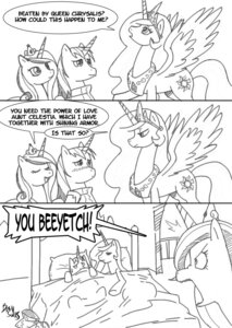 Rating: Questionable Score: 0 Tags: 2012 bed blush brainsucks comic crown cutie_mark e621 english_text equid equine feathered_wings feathers female feral friendship_is_magic furniture group hair hasbro headgear hi_res horn male mammal monochrome my_little_pony mythological_creature mythological_equine mythology princess_cadance_(mlp) princess_celestia_(mlp) shining_armor_(mlp) text unicorn winged_unicorn wings User: bunchy7s