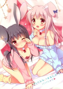 Rating: Questionable Score: 0 Tags: :< :d absurd_res animal_humanoid arm_support bare_shoulders big_breasts black_hair blush breasts brown_eyes choker cleavage clothed clothing digital_media_(artwork) down_blouse duo e621 fangs female footwear hair heart_symbol hi_res humanoid jewelry lagomorph lagomorph_humanoid legwear leporid_humanoid long_hair looking_at_viewer mammal mammal_humanoid necklace one_eye_closed open_mouth pan_(mimi) pink_hair polka_dots rabbit_humanoid red_eyes ribbons rubbing_eyes scut_tail shaded short_tail sitting smile socks star sweater tail teeth topwear wink User: bunchy7s