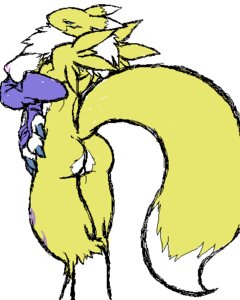 Rating: Questionable Score: 0 Tags: 4:5 anthro bandai_namco black_sclera breasts butt canid canine digimon digimon_(species) digital_media_(artwork) e621 female fur looking_back low_res mammal mutabouru oekaki rear_view renamon side_boob solo tail white_body white_fur yellow_body yellow_fur User: bunchy7s Rating: Questionable Score: 0 Tags: 4:5 anthro bandai_namco black_sclera breasts butt canid canine digimon digimon_(species) digital_media_(artwork) e621 female fur looking_back low_res mammal mutabouru oekaki rear_view renamon side_boob solo tail white_body white_fur yellow_body yellow_fur User: bunchy7s