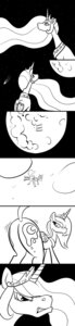Rating: Safe Score: 0 Tags: absurd_res black_and_white butt comic crown cutie_mark e621 equid equine feathered_wings feathers female feral friendship_is_magic hasbro headgear hi_res horn humor long_image mammal monochrome moon mooning my_little_pony mythological_creature mythological_equine mythology princess_celestia_(mlp) princess_luna_(mlp) quadruped sibling_(lore) sister_(lore) sisters_(lore) space tail tall_image taunting text unknown_artist winged_unicorn wings User: bunchy7s