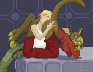 Rating: Explicit Score: 0 Tags: 1boy 1girls alien alien/human alien_girl artist_name cale_tucker female human interspecies male male/female pulsar rule34 stith titan_a.e. User: bunchy7s