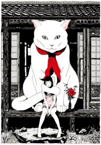Rating: Safe Score: 0 Tags: barefoot black_and_white black_and_white_and_red black_hair blush building clothing domestic_cat dress duo e621 feet felid feline felis female feral flower fur hair hi_res human japan japanese looking_at_viewer macro mammal monochrome plant pupils scarf size_difference slit_pupils spot_color surrealism white_body white_fur yusuke_nakamura User: bunchy7s
