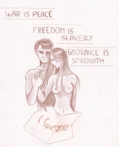 Rating: Explicit Score: 0 Tags: 1984_(book) julia_(1984) male rule34 straight_hair tagme winston_smith User: bunchy7s