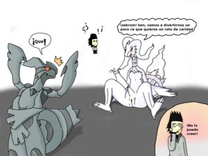 Rating: Explicit Score: 0 Tags: 4:3 black_body blue_eyes e621 female feral generation_5_pokemon genitals group hi_res legendary_pokemon male nintendo nnecgrau pokemon pokemon_(species) pokemon_trainer red_eyes reshiram simple_background sitting spanish_text text translated vulva white_background white_body zekrom User: bunchy7s