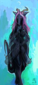 Rating: Safe Score: 0 Tags: anthro black_body dragon e621 female glowing glowing_eyes horn membrane_(anatomy) membranous_wings mythological_creature mythological_scalie mythology nude oce scalie shy simple_background solo translucent translucent_wings wings User: bunchy7s