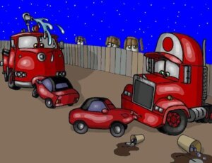 Rating: Explicit Score: 0 Tags: ambiguous_gender cars_(film) detailed_background disney kissing living_machine mack_(cars) male male/ambiguous mia_(cars) pixar red_(cars) rule34 tia_(cars) vehicle User: bunchy7s