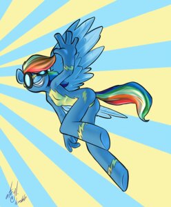 Rating: Safe Score: 0 Tags: 2012 anthro anthrofied atryl blue_body blue_feathers blue_fur breasts butt clothing digital_media_(artwork) e621 equid equine eyewear feathered_wings feathers female friendship_is_magic fur goggles hair hasbro hi_res latex lips looking_at_viewer mammal multicolored_hair multicolored_tail my_little_pony mythological_creature mythological_equine mythology open_mouth pegasus rainbow_dash_(mlp) rainbow_hair rainbow_tail skinsuit solo tail teeth tight_clothing wings User: bunchy7s