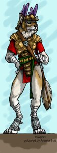 Rating: Safe Score: 0 Tags: angela_butt anthro armor asheru_(setting) belt black_nose boob_armor canid canine canis claws clothing e621 feathers female fur girdle greaves green_eyes grey_body grey_fur headgear helmet mammal melee_weapon roman scabbard scott_ruggels shirt solo sword tail tan_body tan_fur topwear tunic virinia warrior weapon white_body white_fur winged_helmet wolf wraps User: bunchy7s
